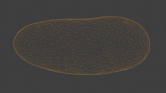 Photorealistic 3D scan of potato Low-poly 3D model 5