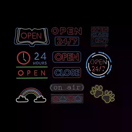 Neon Sign 3D model