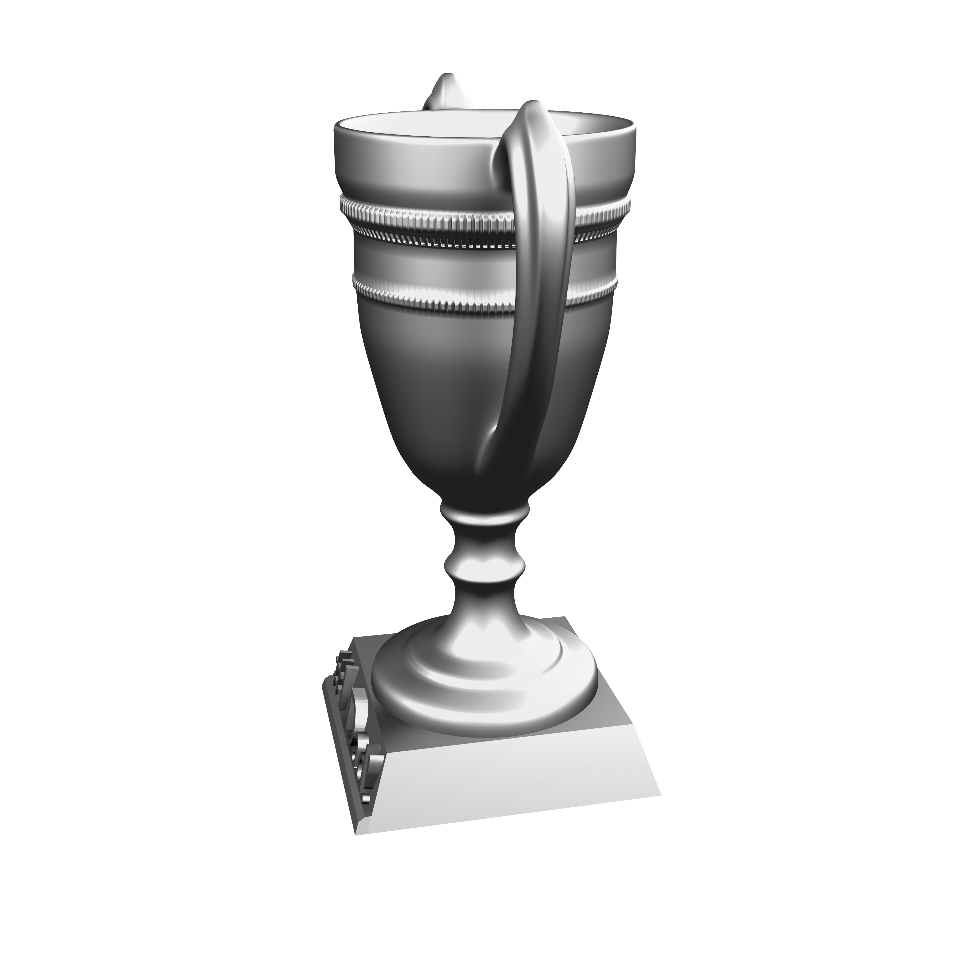 Trophy for the number 1 Dad 3D print model_3