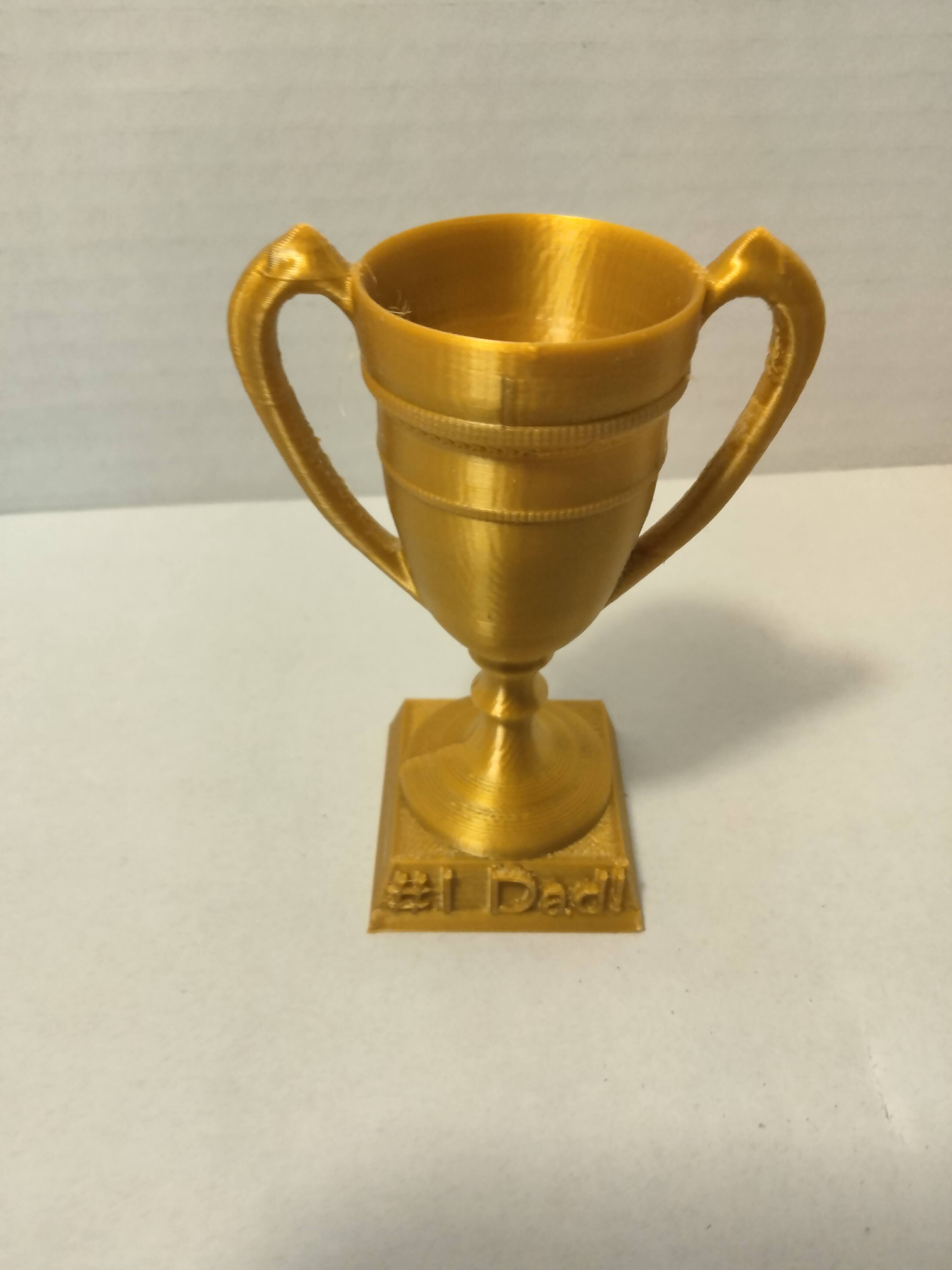 Trophy for the number 1 Dad 3D print model_11