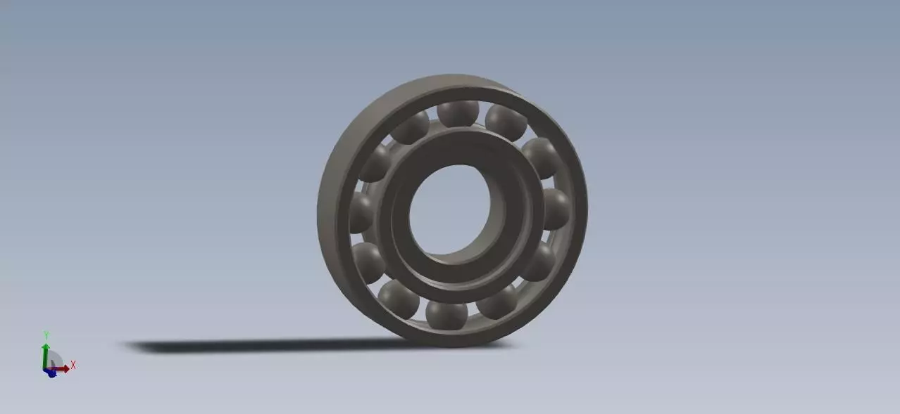 Bearing 114 L 21 mm D 3D print model_0