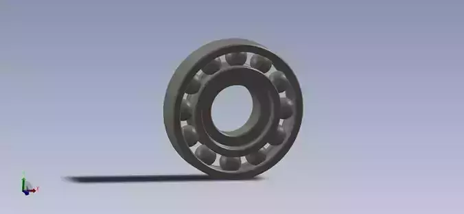 Bearing 114 L 21 mm D 3D print model