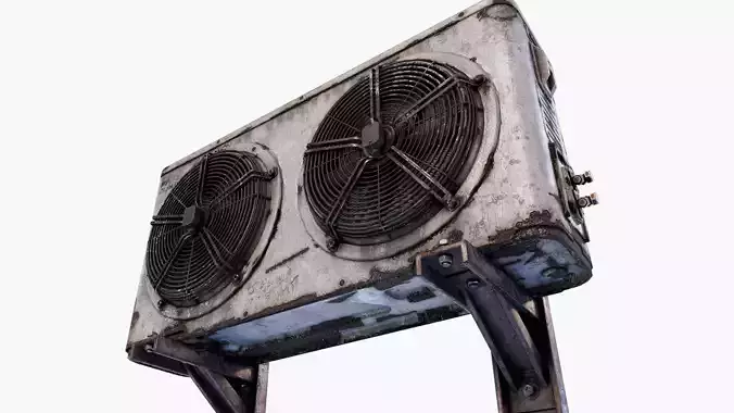 Air Conditioner Low-poly 3D model
