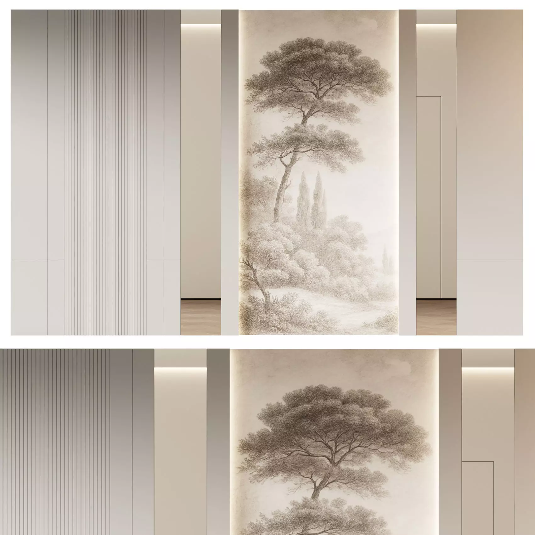 Decorative V46 Wall Panels 3D model