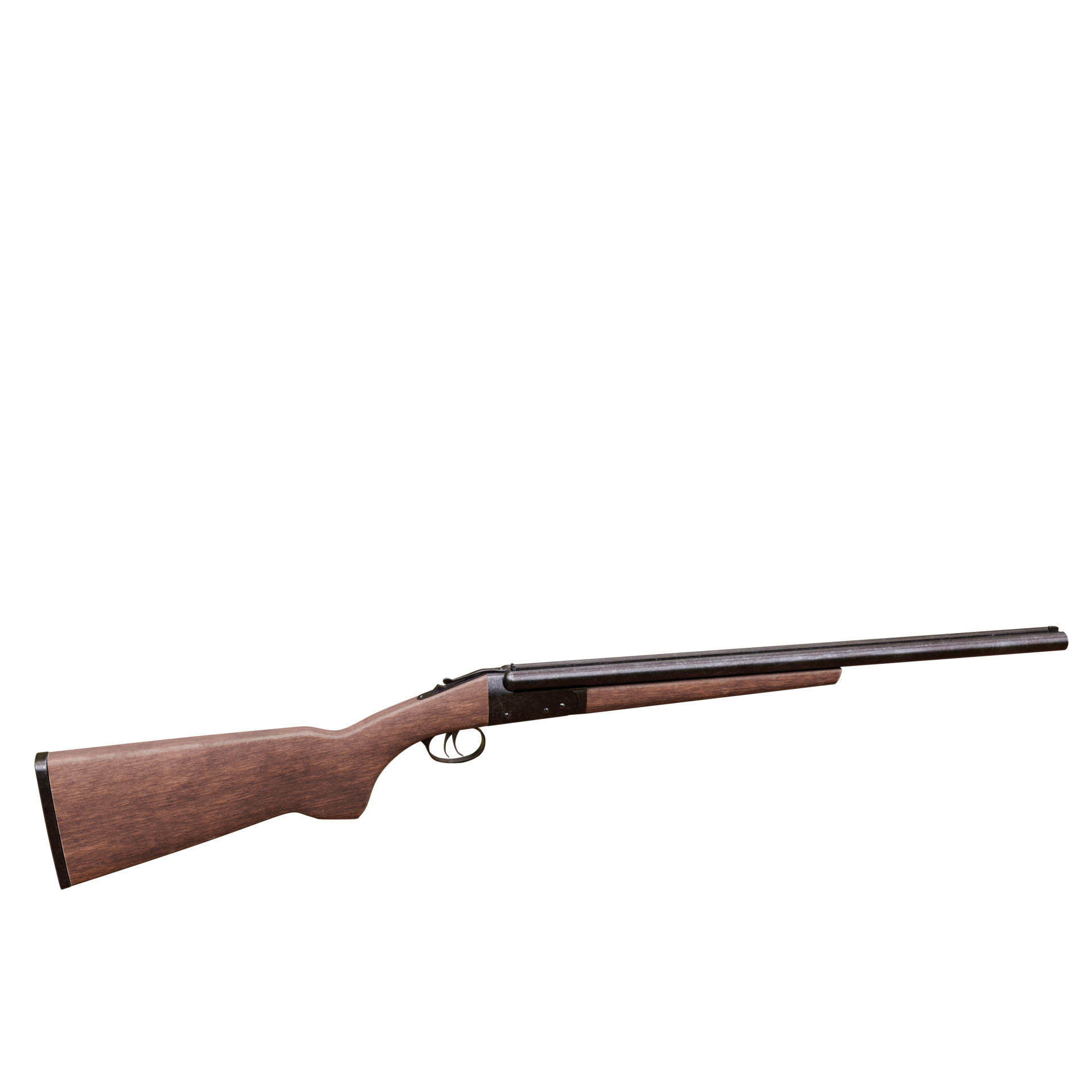 Double Barrel Shotgun 3D model_4