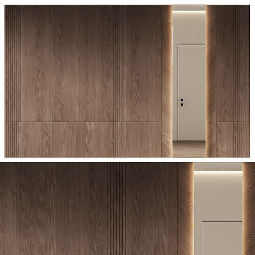 Decorative V47 Wall Panels 3D model