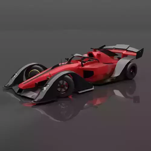 Formula Pro Low Poly Low-poly 3D model