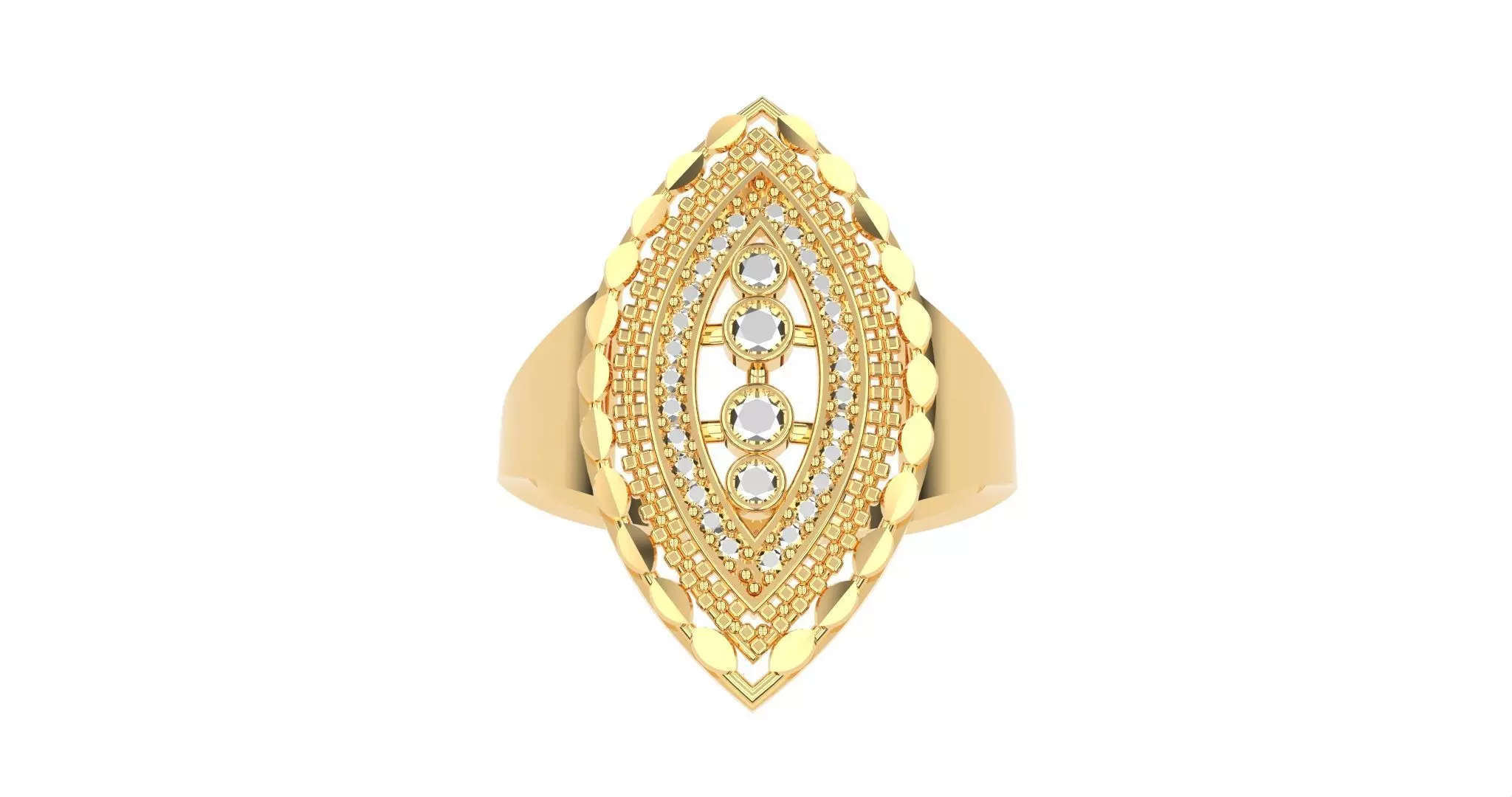 Thick Case Ring 3D print model