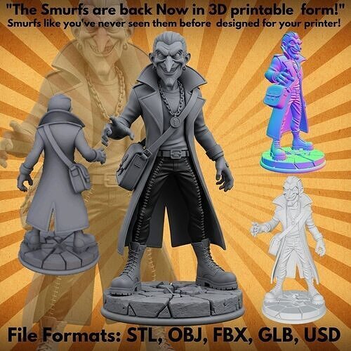 The Grinning Enforcer  3D print model