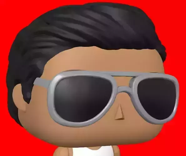 CUSTOM FUNKO POP - GLASSES 1 3D print model