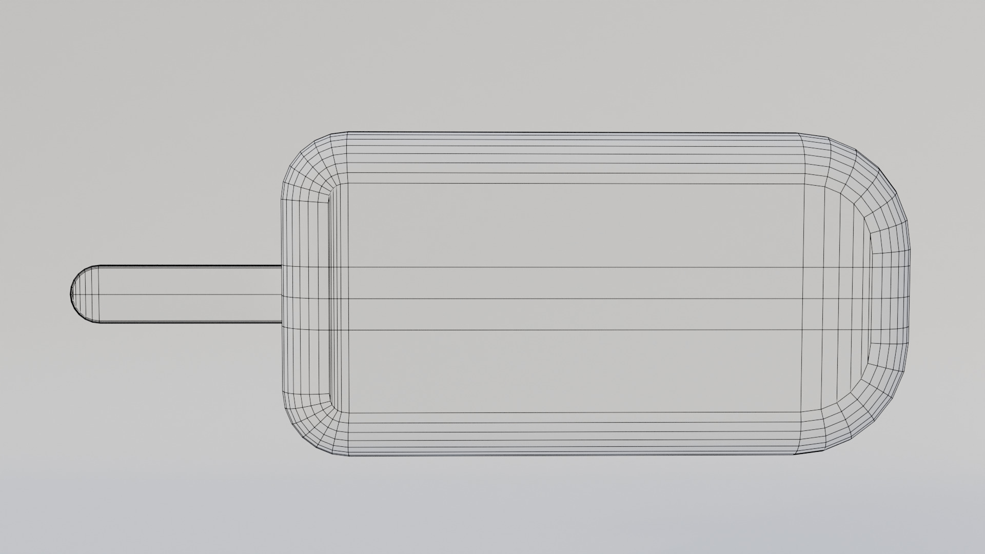 Ice Cream on Stick Low-poly 3D model_9