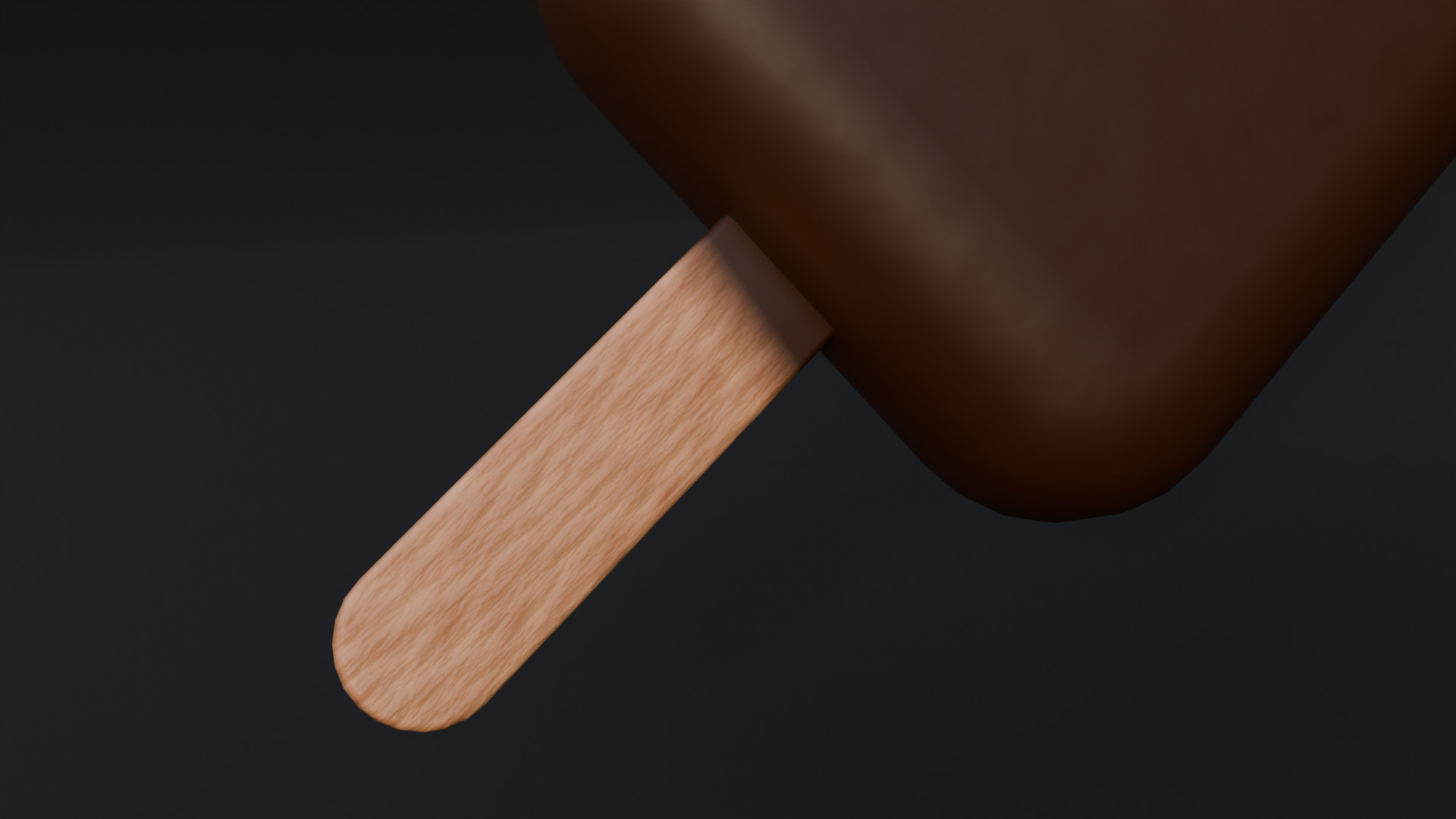 Ice Cream on Stick Low-poly 3D model_4