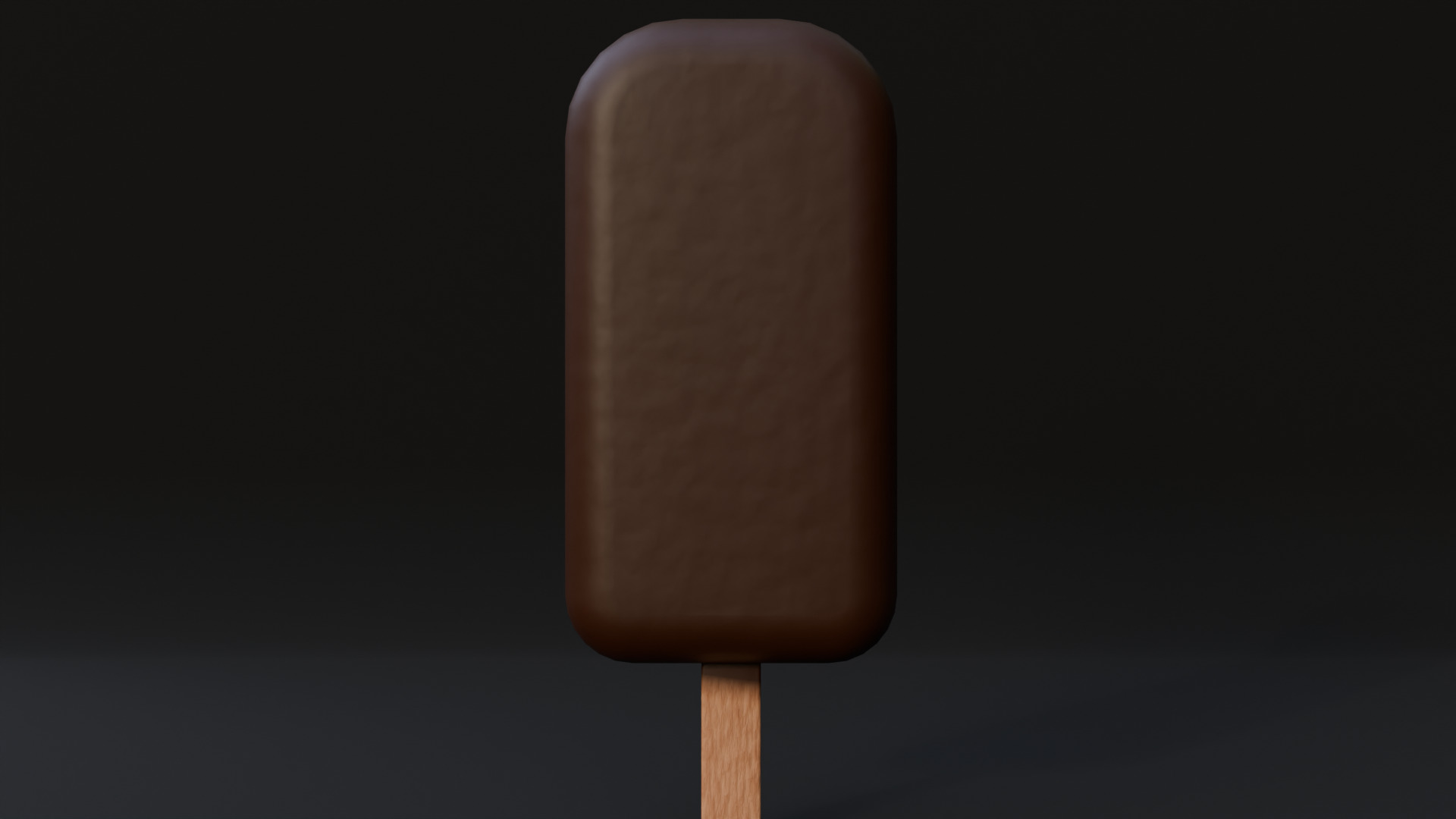 Ice Cream on Stick Low-poly 3D model_1