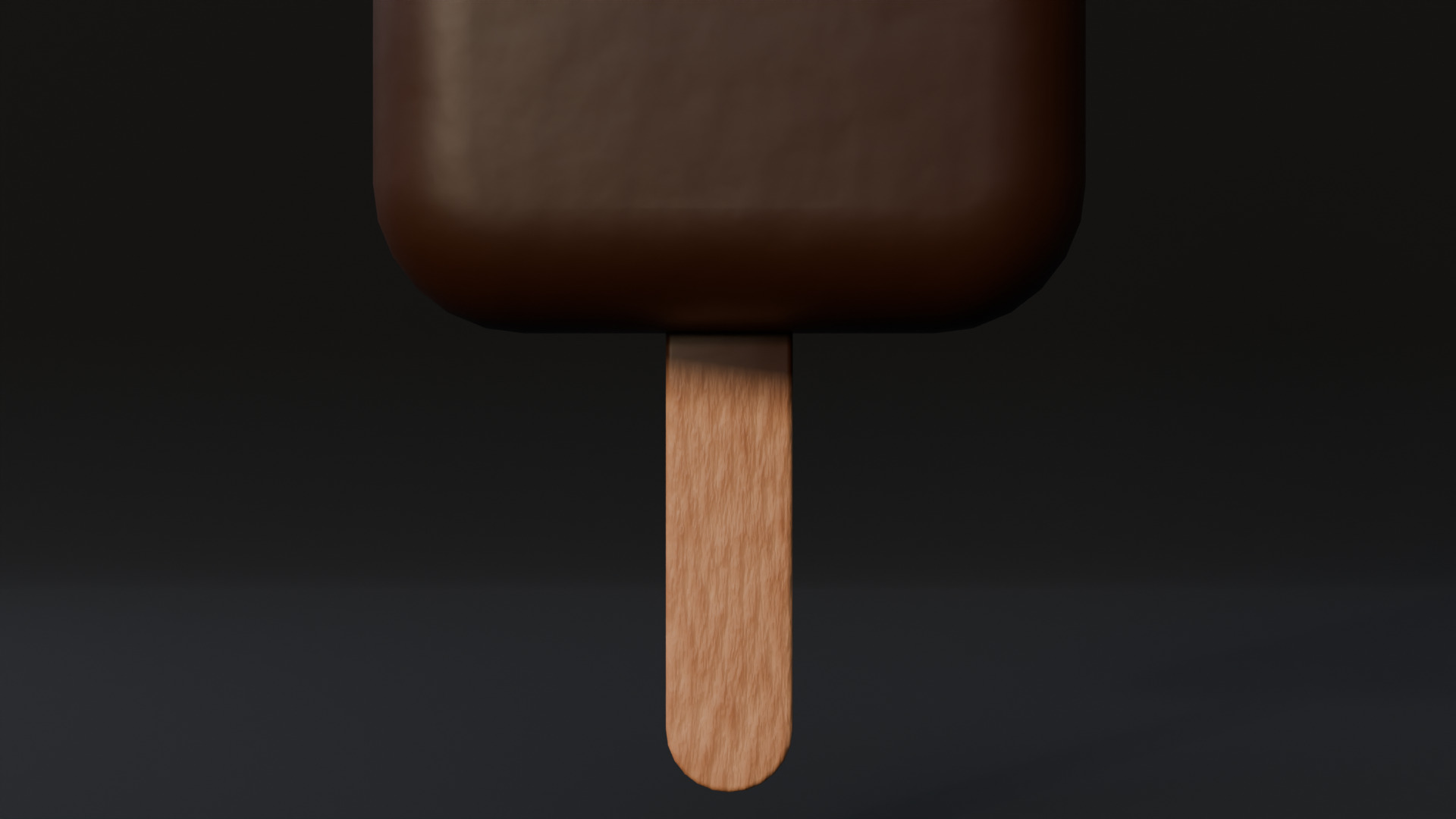 Ice Cream on Stick Low-poly 3D model_2