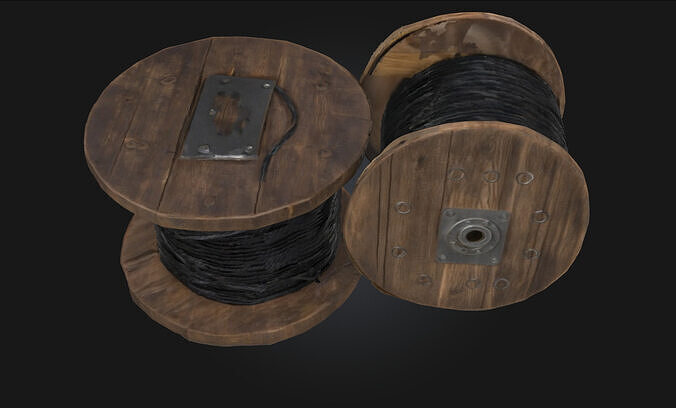 Cable Spools  Industrial Utility in Motion 3D model