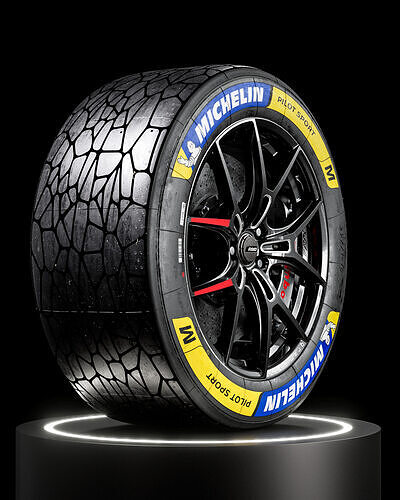 MICHELIN Pilot Sport Hypercar GTP 29 71 18 M 3D model 6