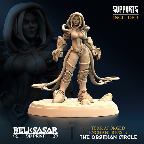 Terraforged Enchantress B 3D print model