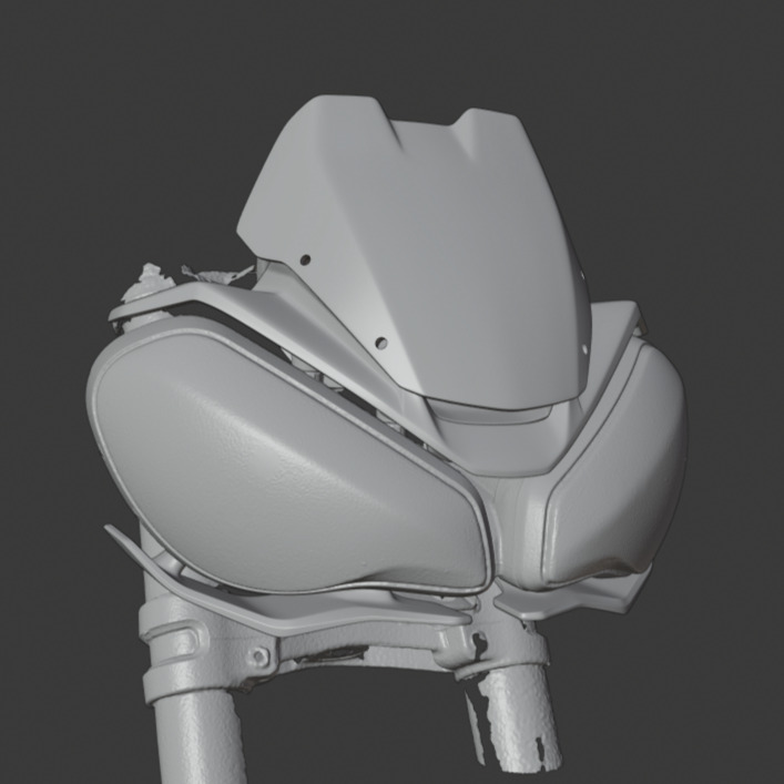 Windshield speed triple 1200 rs 3D print model_4
