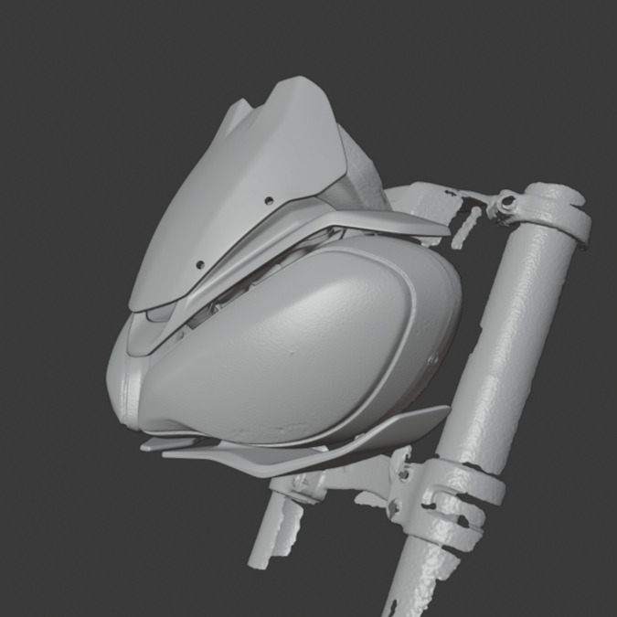 Windshield speed triple 1200 rs 3D print model_5
