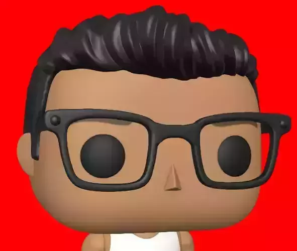 CUSTOM FUNKO POP - GLASSES 3 3D print model
