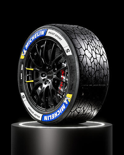 MICHELIN Pilot Sport Hypercar GTP 29 71 18 S 3D model