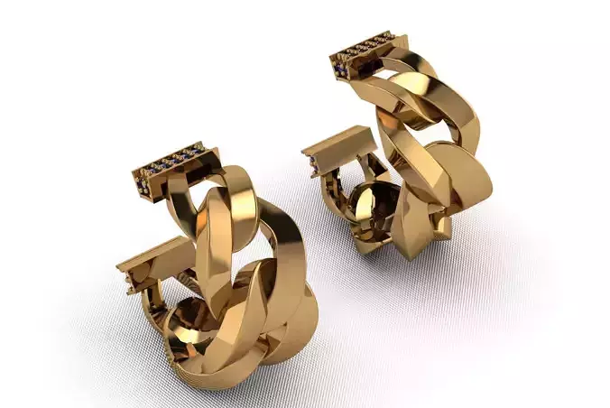earrings GOURMET 3D print model