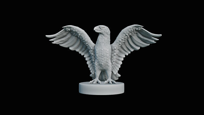 Majestic Eagle 3D Model  Printable STL for 3D Printing 3D print model