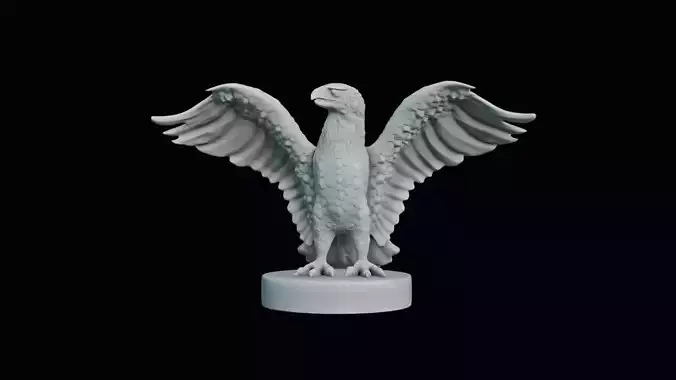 Majestic Eagle 3D Model  Printable STL for 3D Printing