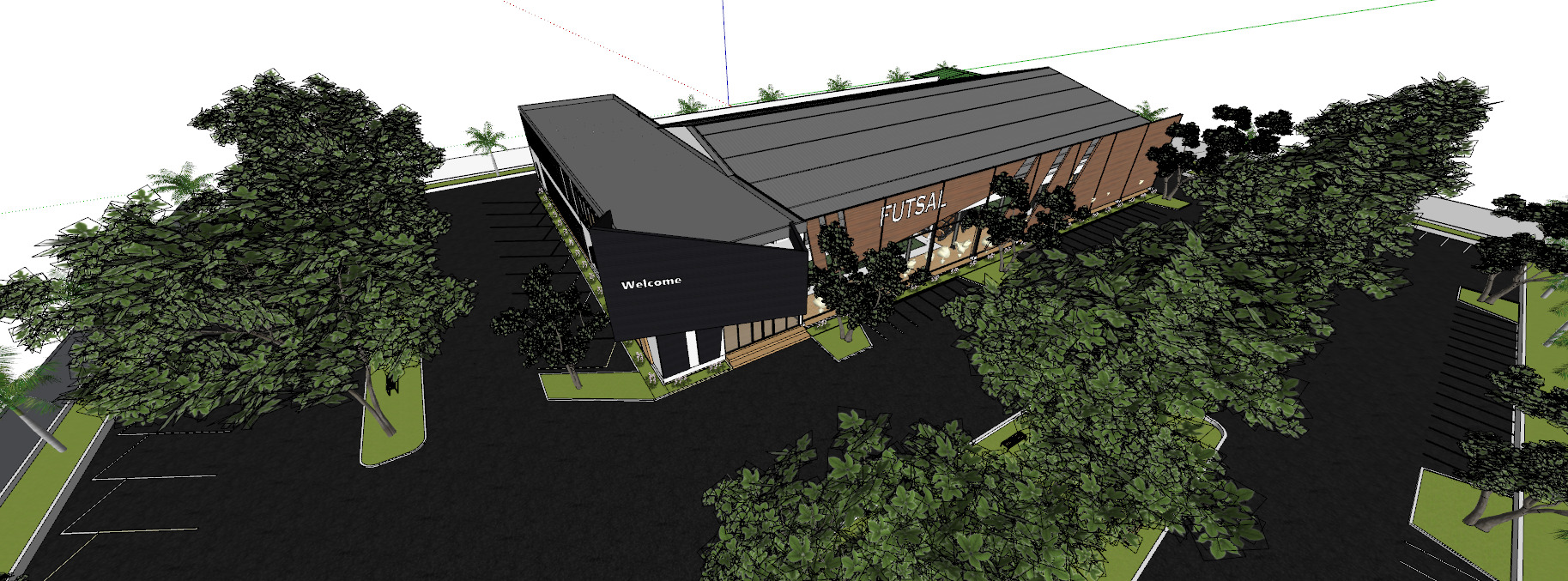 3d stadium Futsal SKP 3D print model_4