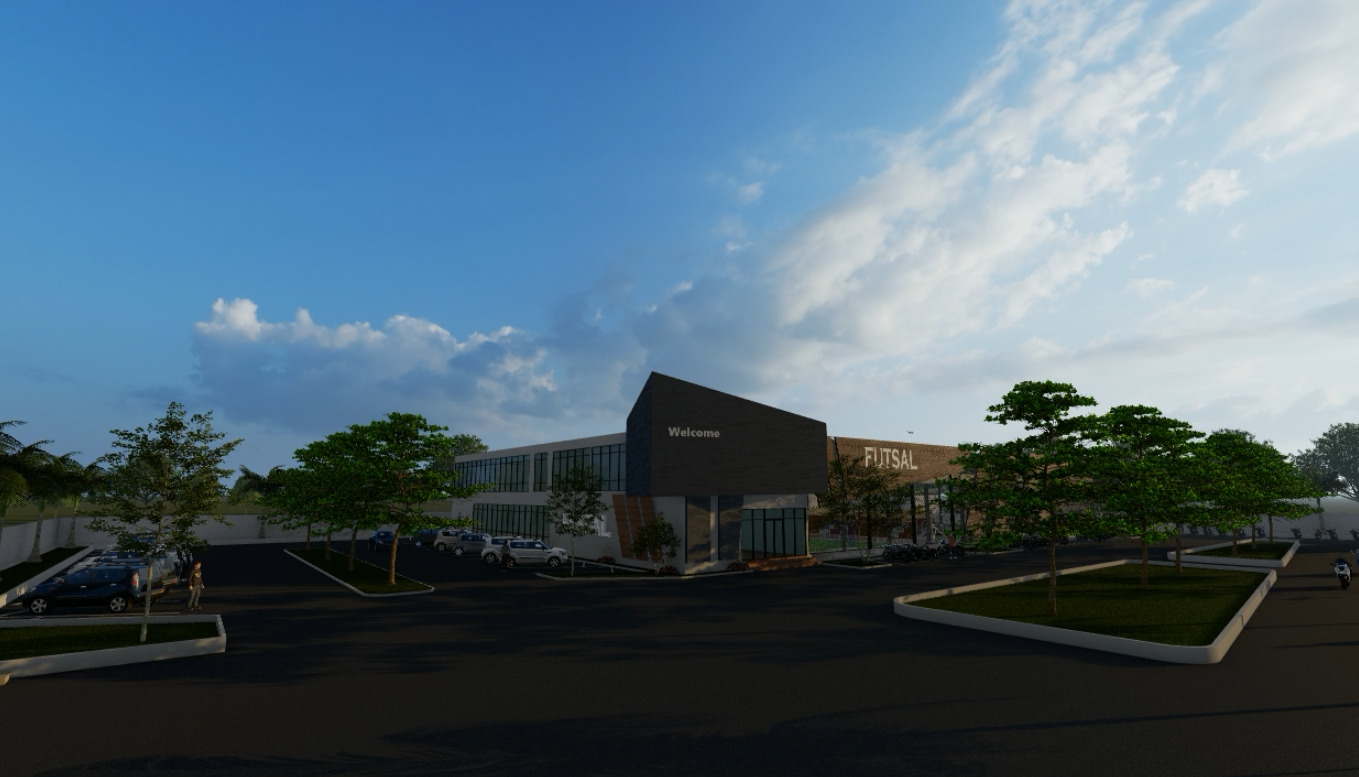 3d stadium Futsal SKP 3D print model_1