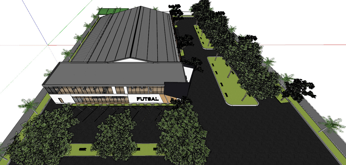 3d stadium Futsal SKP 3D print model_5