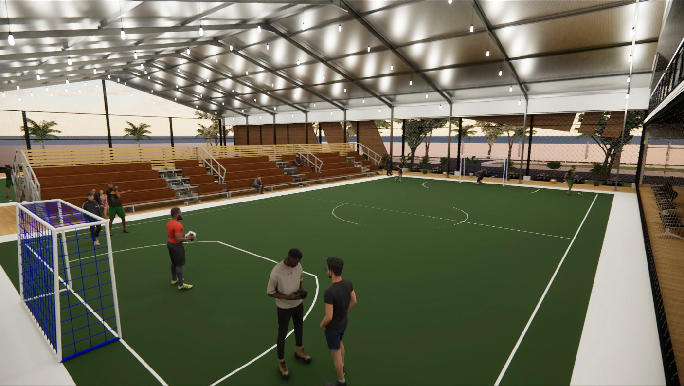 3d stadium Futsal SKP 3D print model_2