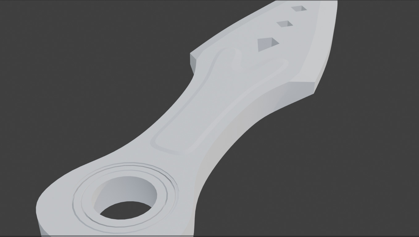 Spining Apex Legends Wraith Heirloom 3D print model_4