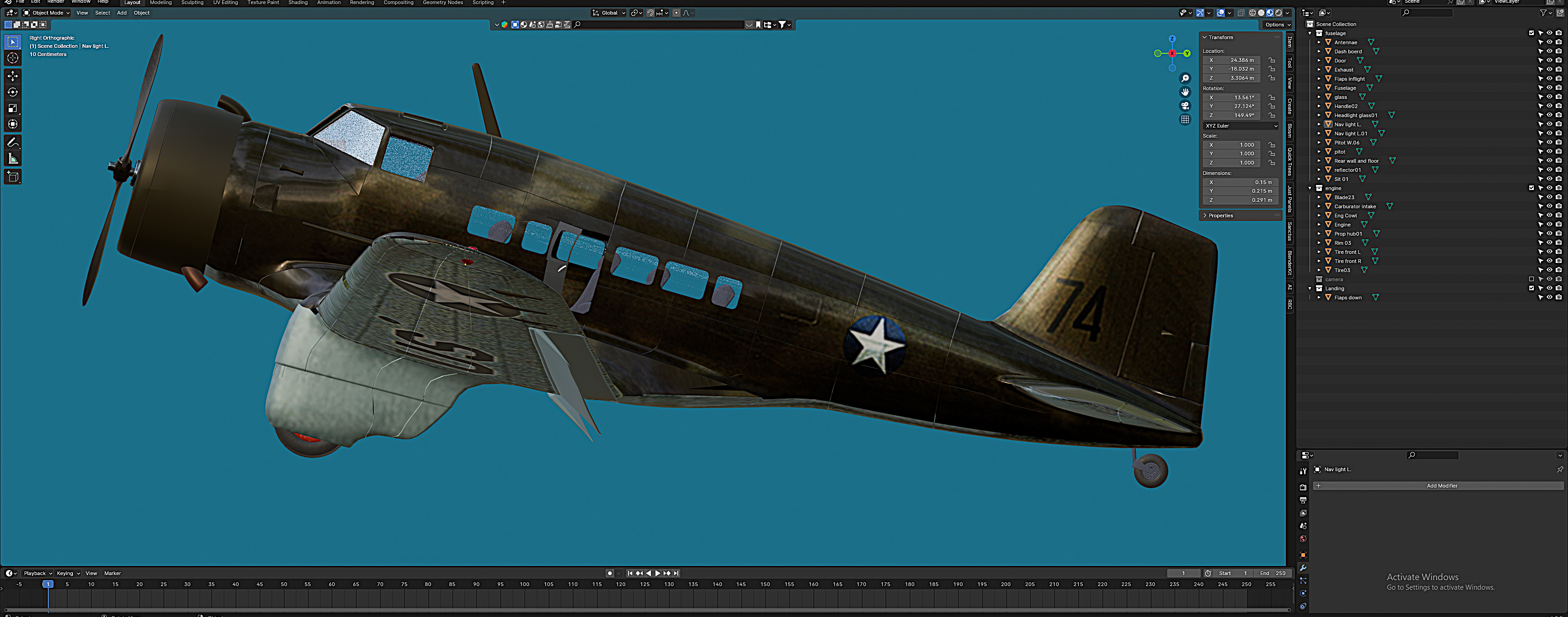 Northrop delta Free 3D model_3