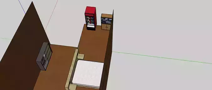 3 in one bedroom design