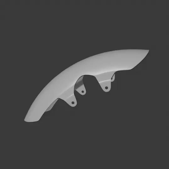 Mudguard mt07 custom gen1 3D print model_0