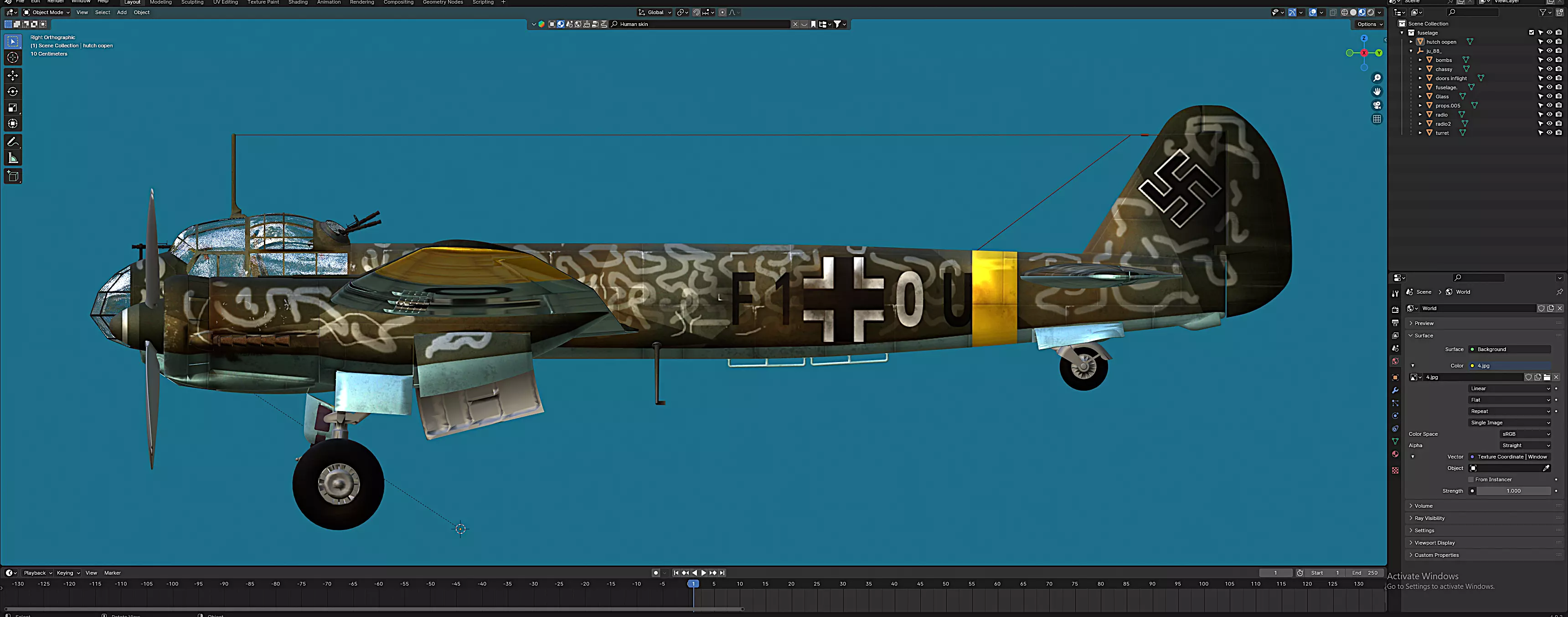 Ju-88 Free 3D model_0