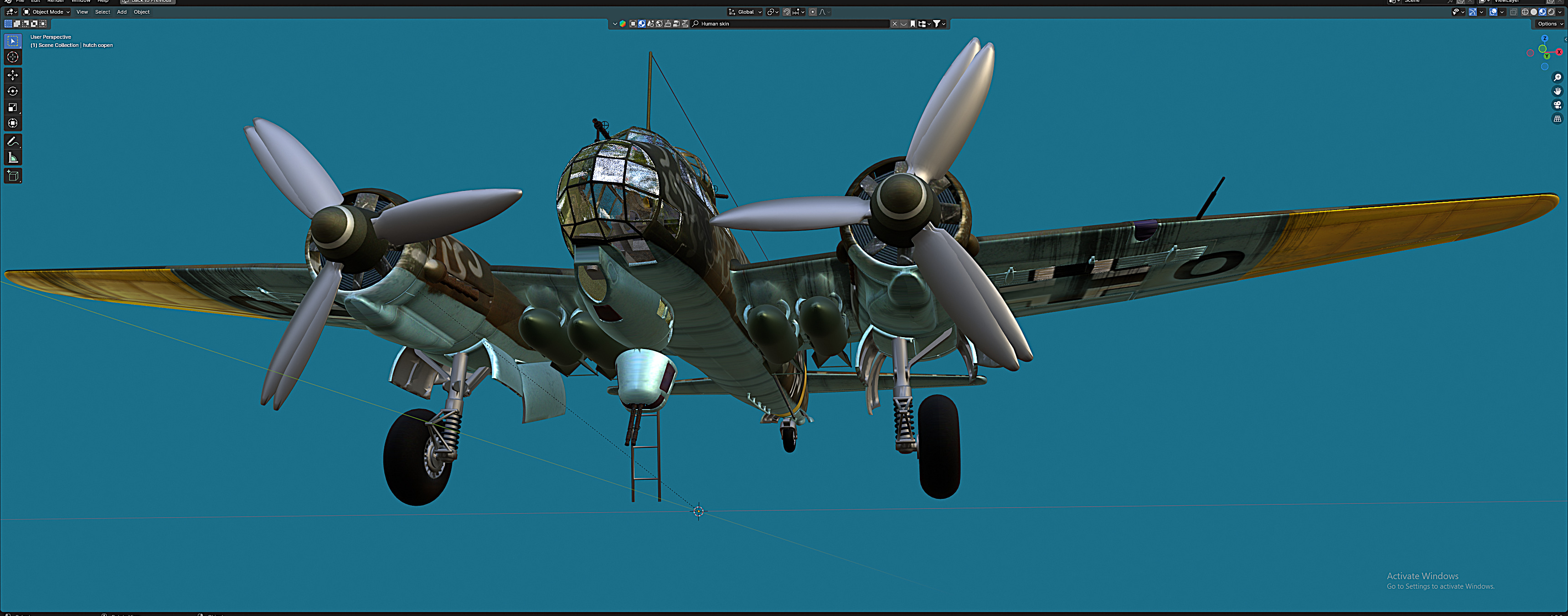 Ju-88 Free 3D model_3