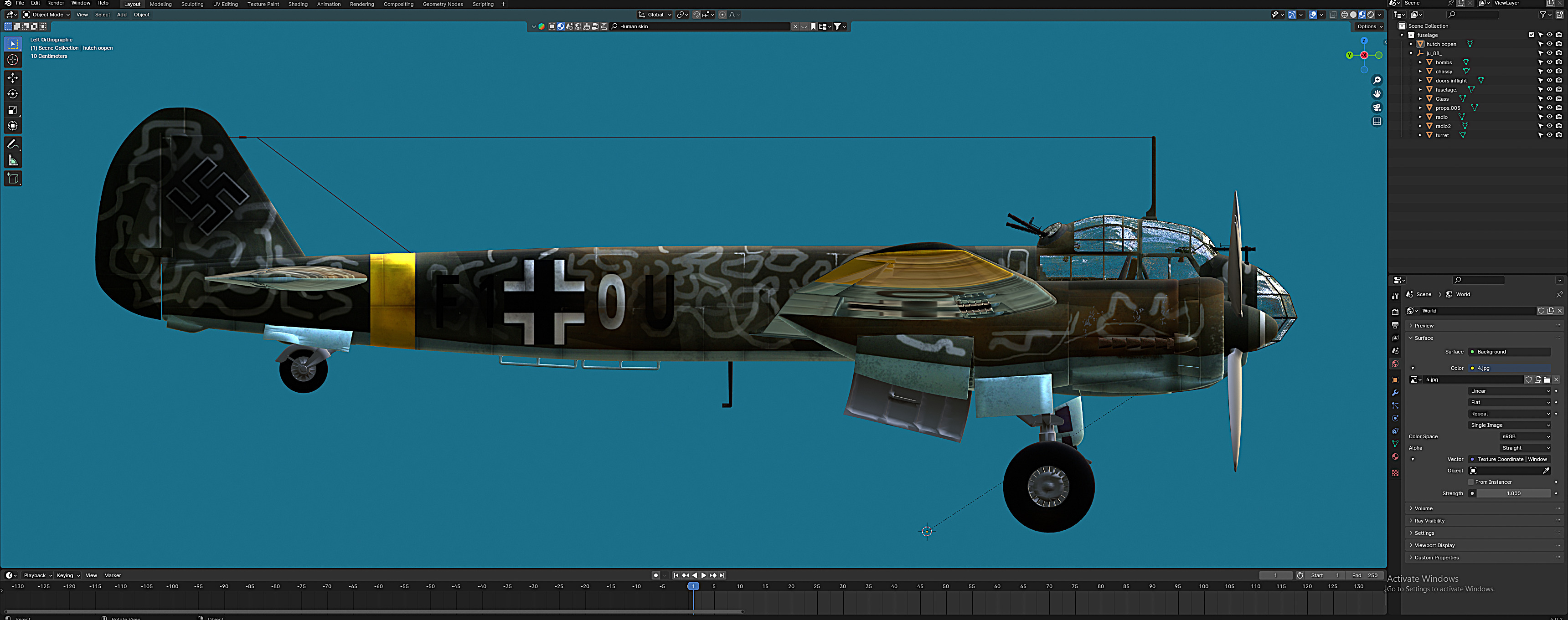 Ju-88 Free 3D model_1
