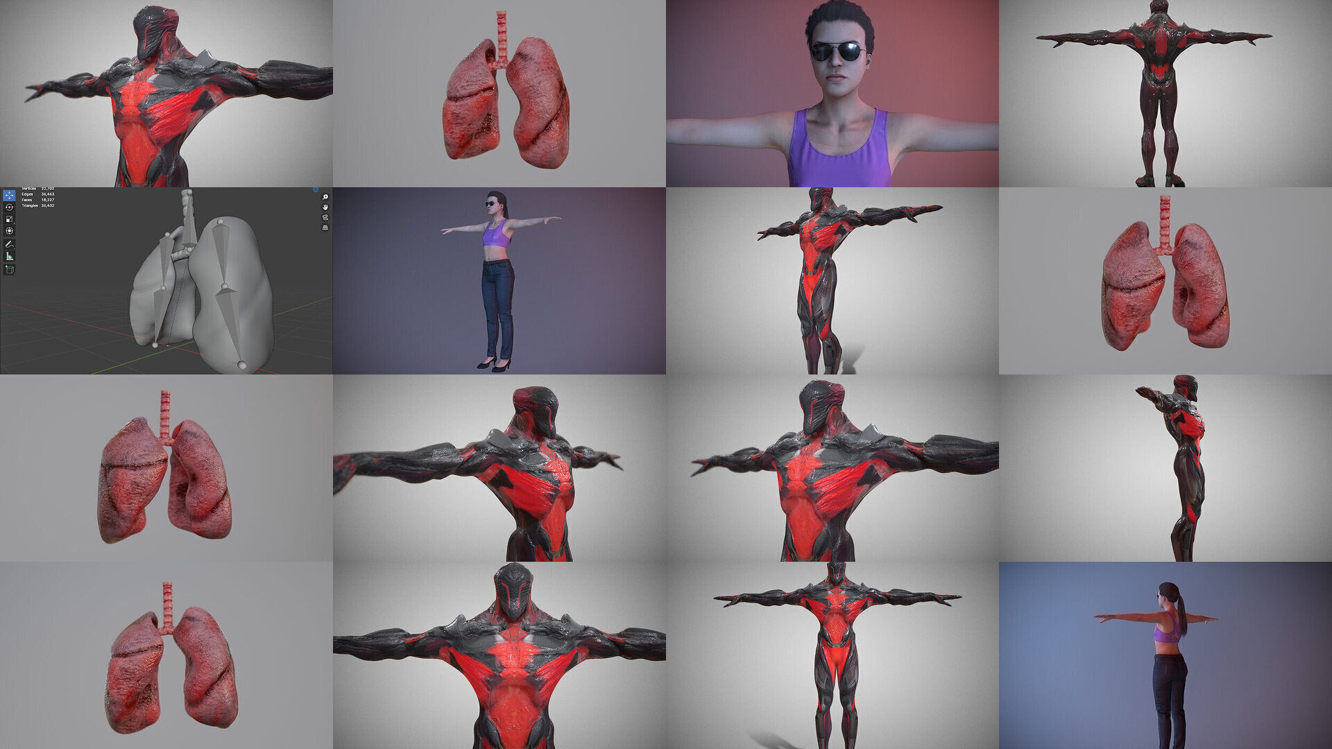 Ultimate 3D Model Collection Characters Environments and Props _1