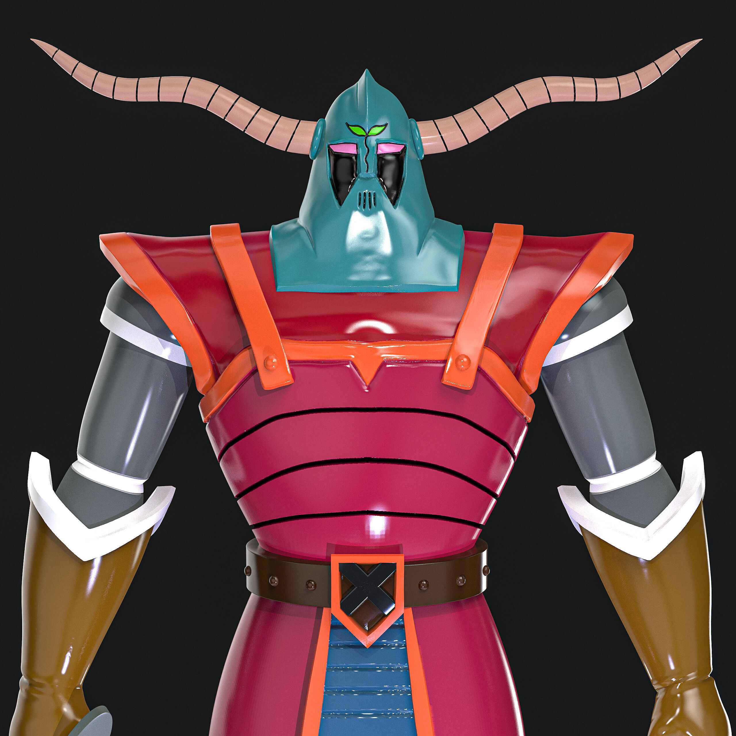 King Dan X10 Mazinger Z 3D model 3D printable | CGTrader