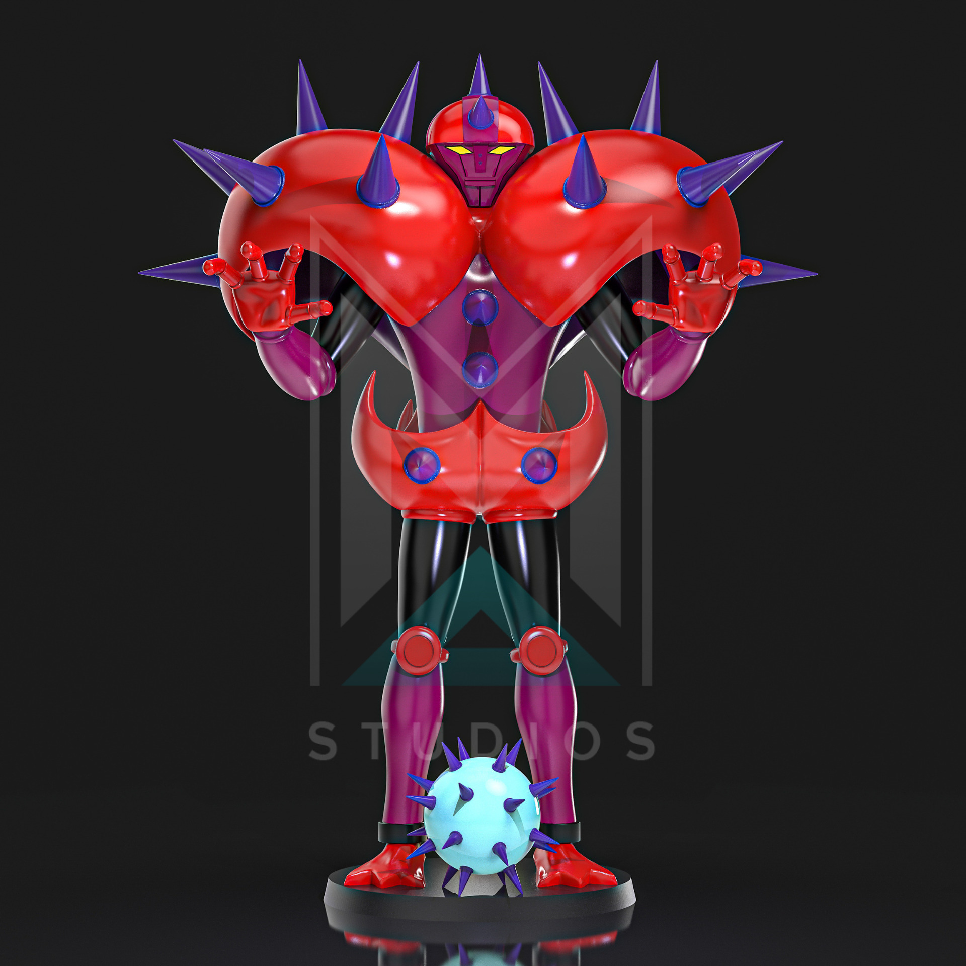 Balanger M2 Mazinger Z 3D print model_5