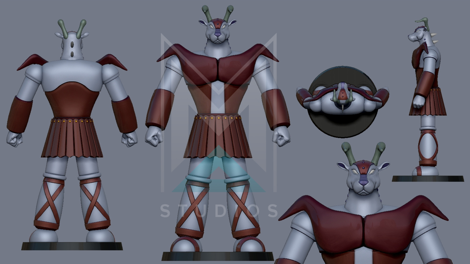 Minos M7 Mazinger Z 3D print model_1