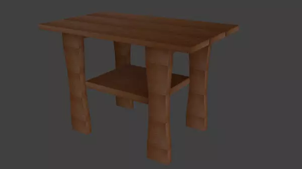 Adirondack End Table Free 3D model_0