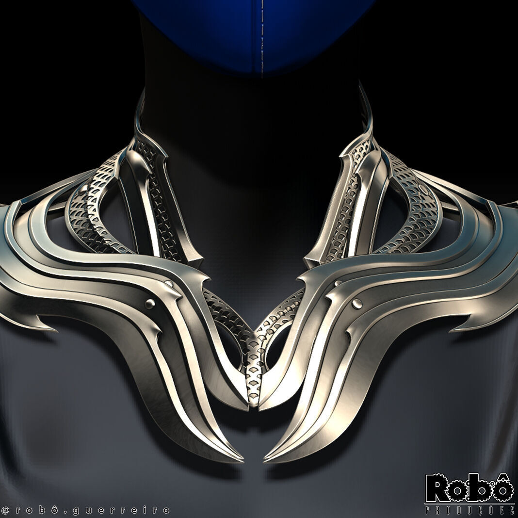 Mortal Kombat 1 Kitana Armor Cosplay - MK1 3D print model_5