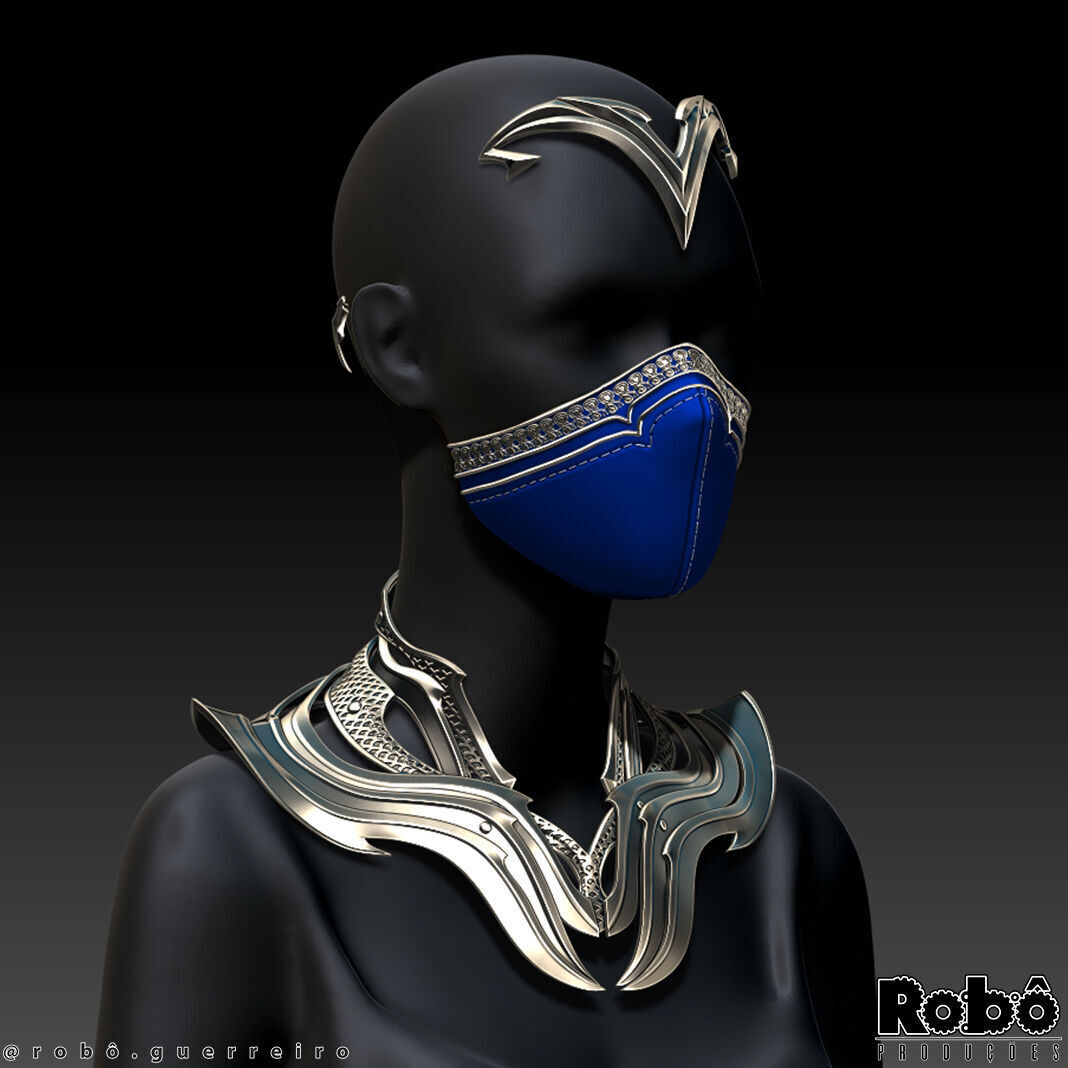 Mortal Kombat 1 Kitana Armor Cosplay - MK1 3D print model_1