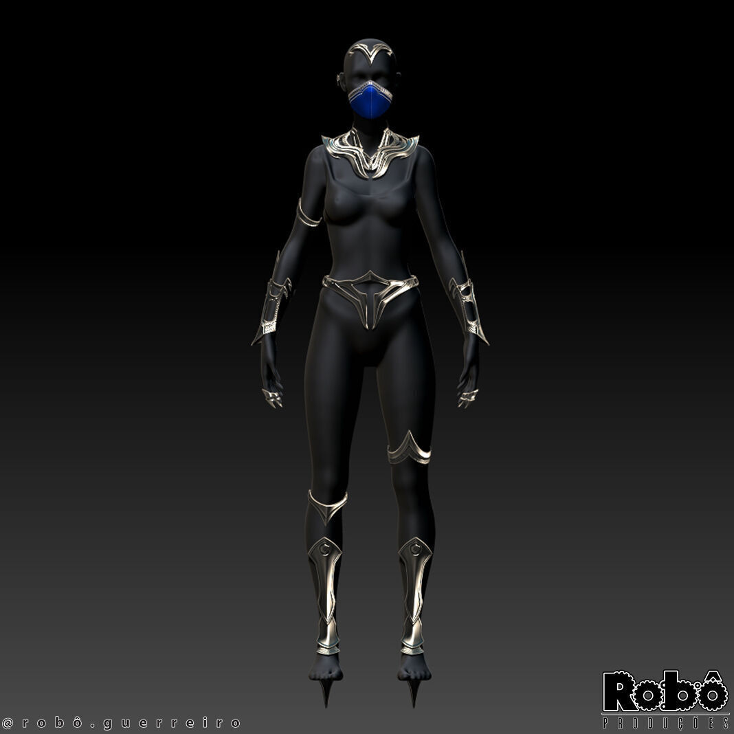 Mortal Kombat 1 Kitana Armor Cosplay - MK1 3D print model_31