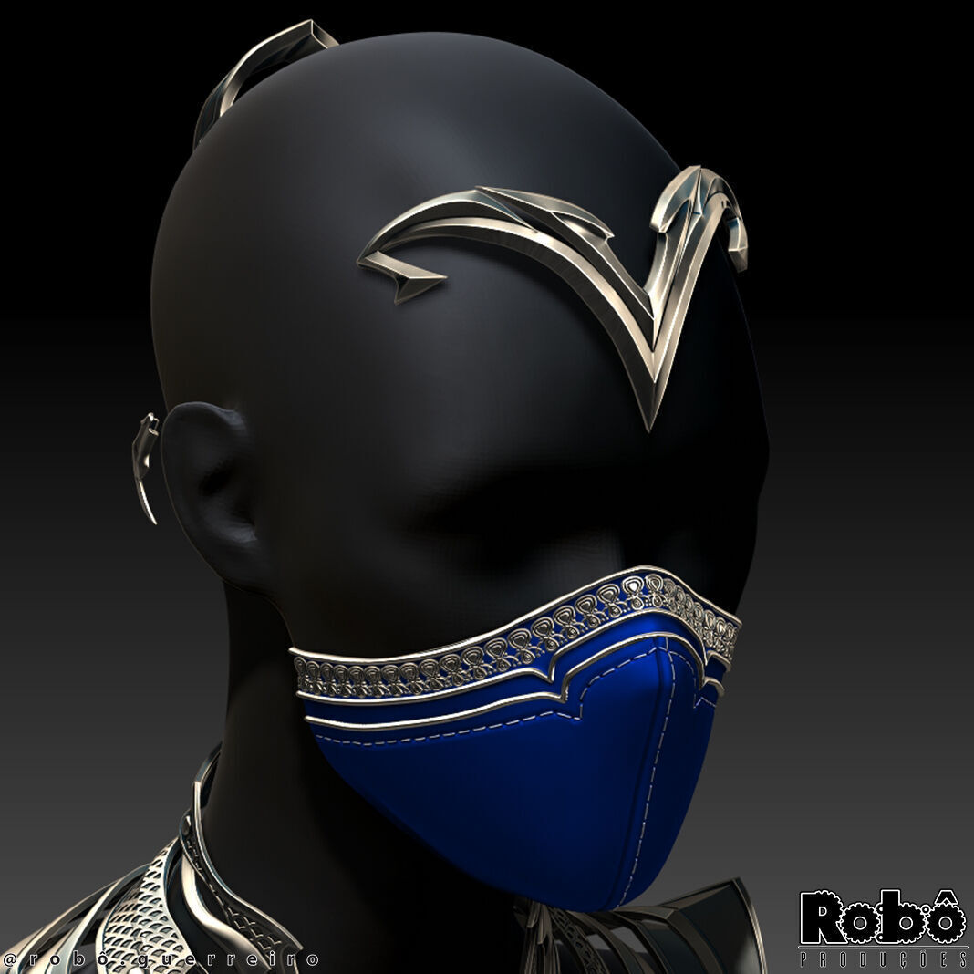 Mortal Kombat 1 Kitana Armor Cosplay - MK1 3D print model_8