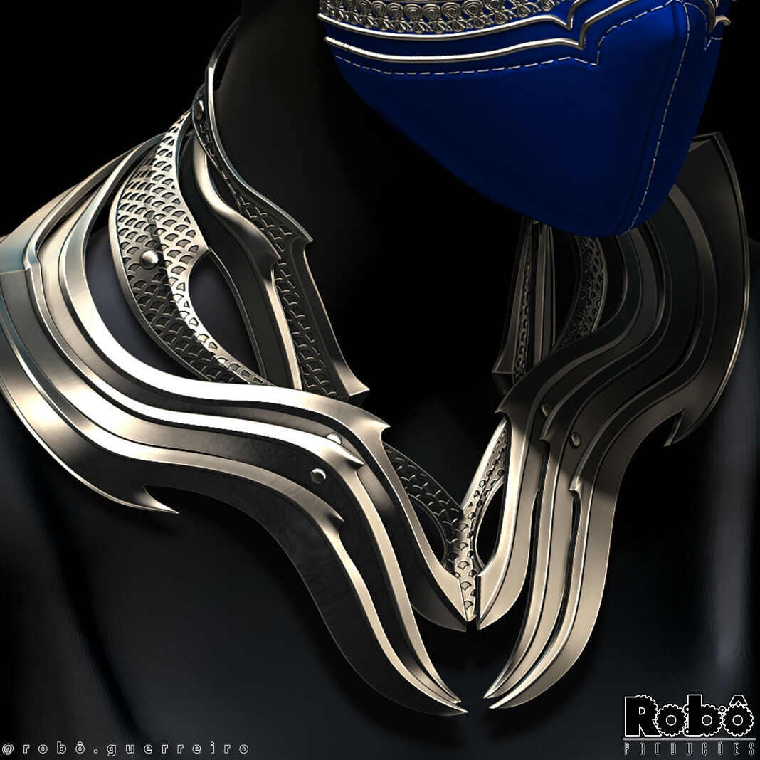 Mortal Kombat 1 Kitana Armor Cosplay - MK1 3D print model_6