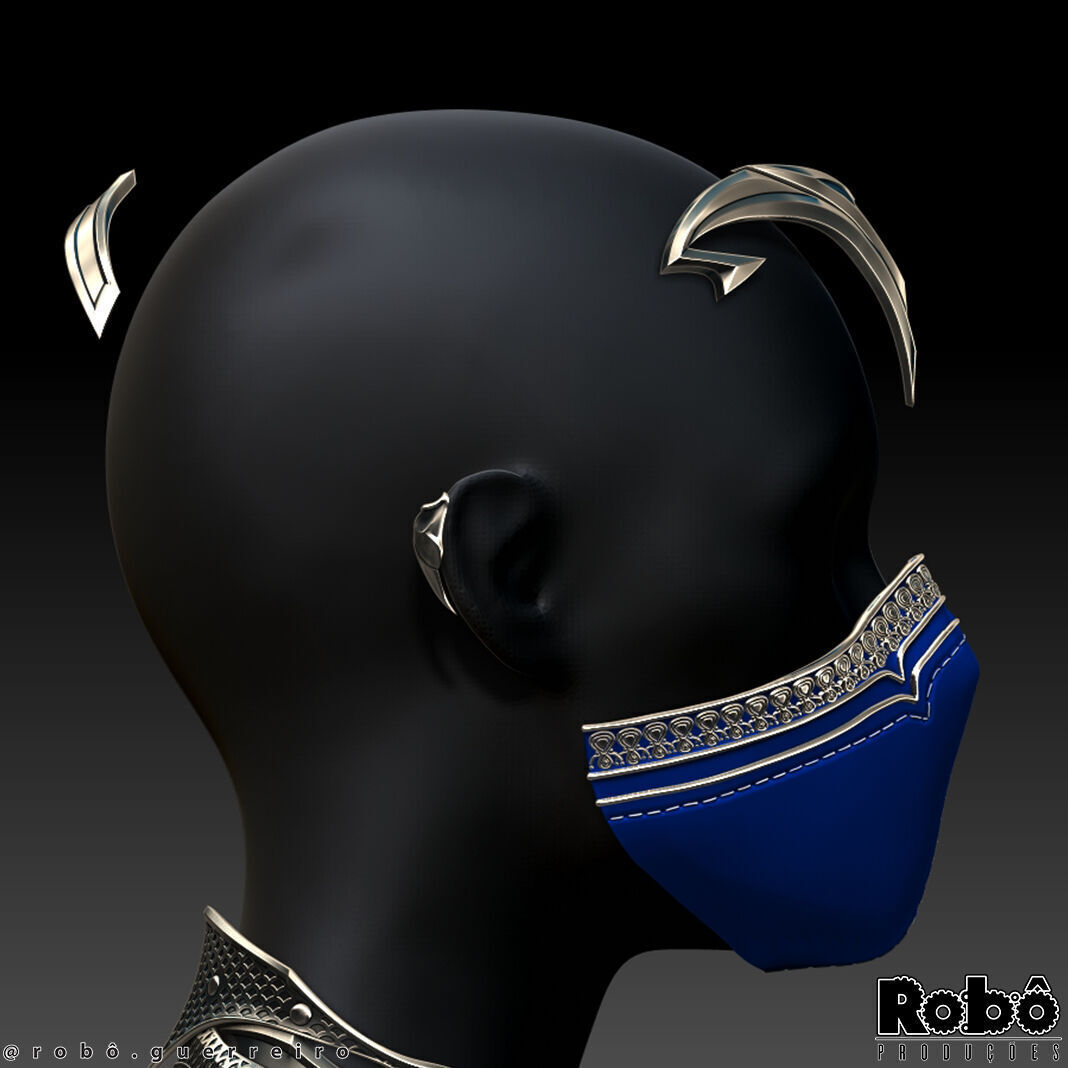 Mortal Kombat 1 Kitana Armor Cosplay - MK1 3D print model_9